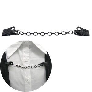 Sleek Sweater Clip Chain NEW Jacket Dress Cinch Cardigan Scarf Blouse Modest